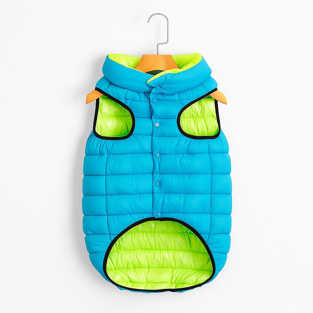 Buddy - Reversible Puffer (Lime & Blue)