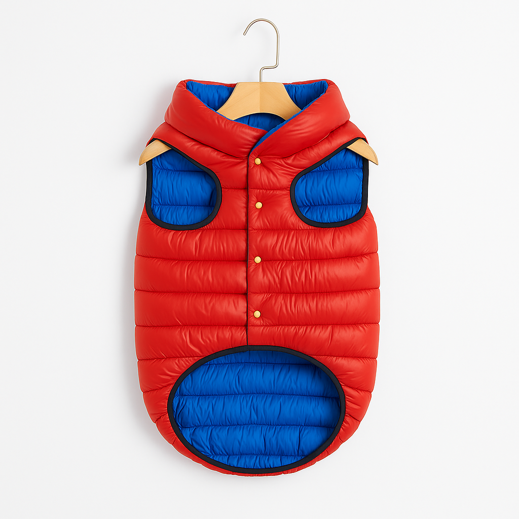 Buddy - Reversible Puffer (Red & Blue)