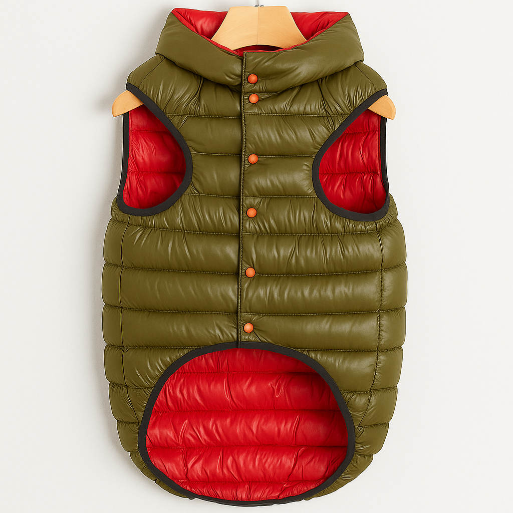 Buddy - Reversible Puffer (Green & Orange)