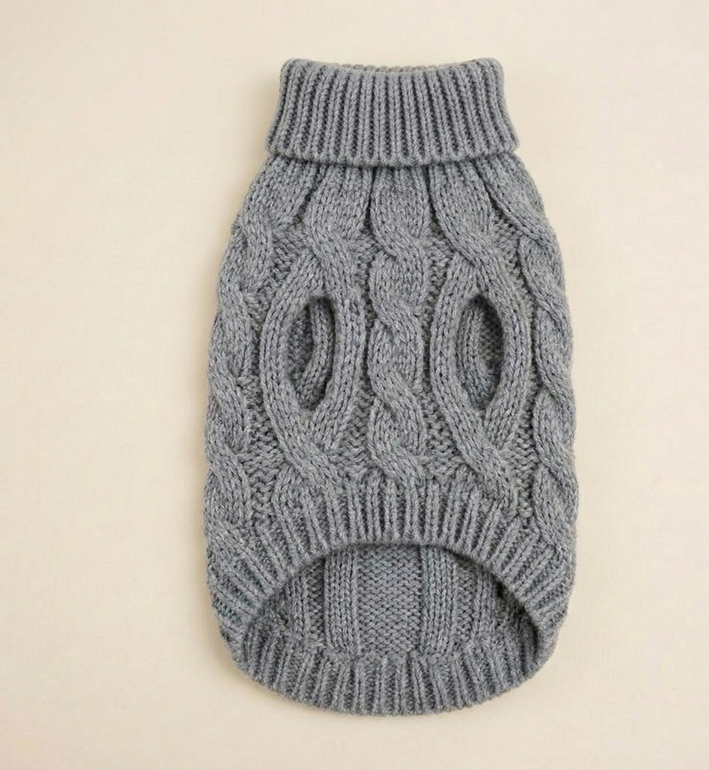 Luna - Dog Sweater (Grey)