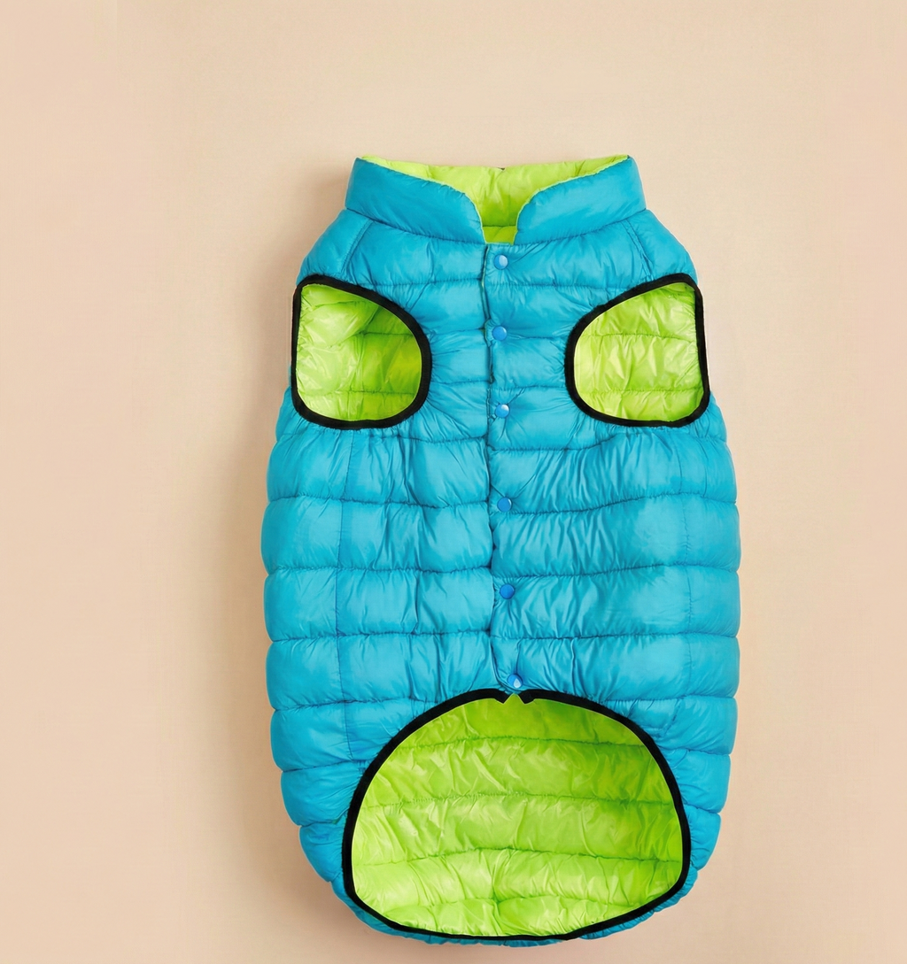 Buddy - Reversible Puffer (Lime & Blue)