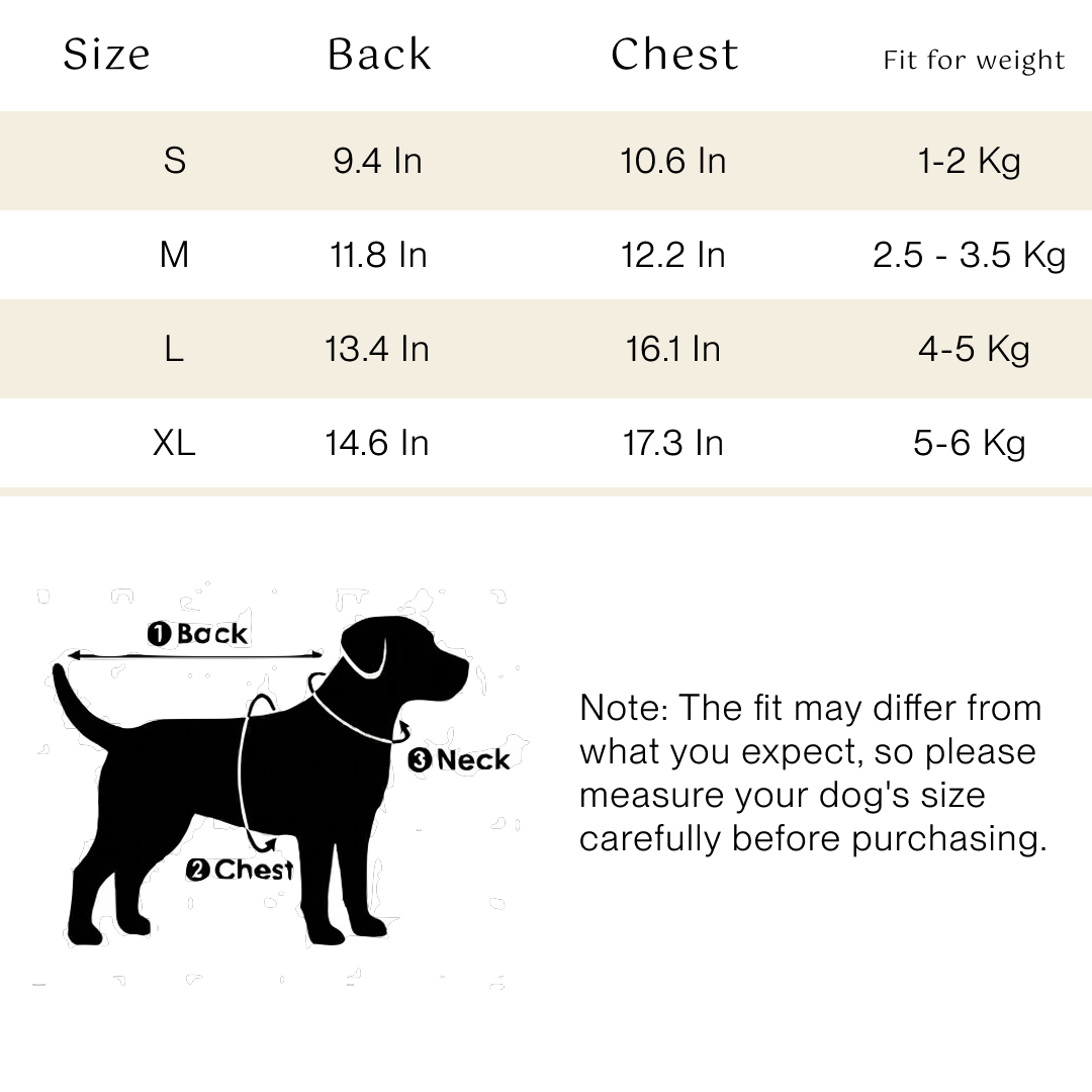 Luna - Dog Sweater (Beige)