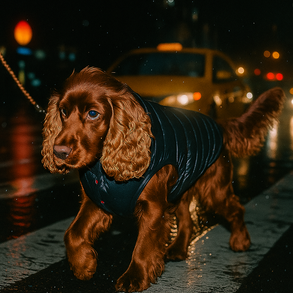 Buddy - Reversible Puffer (navy & pink)
